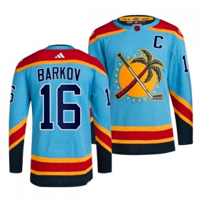 Florida Panthers Trikot Aleksander Barkov 16 Adidas 2022-23 Blau Reverse Retro 2.0 Authentic - Herren